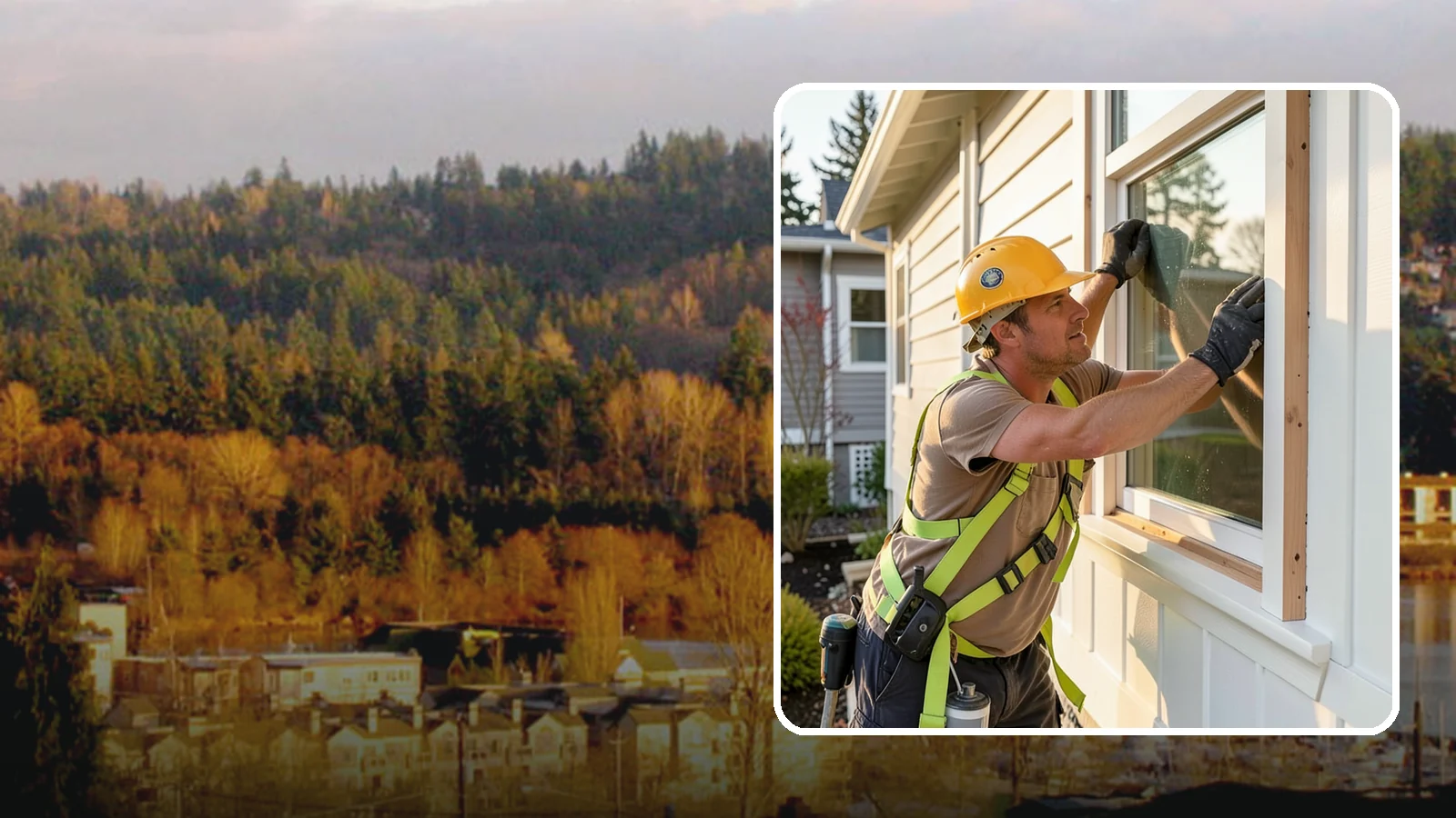 Exterior Trim Repair in Kenmore, King County, WA - Exterior trim repair that restores weathered molding around windows, doors, and corners.
