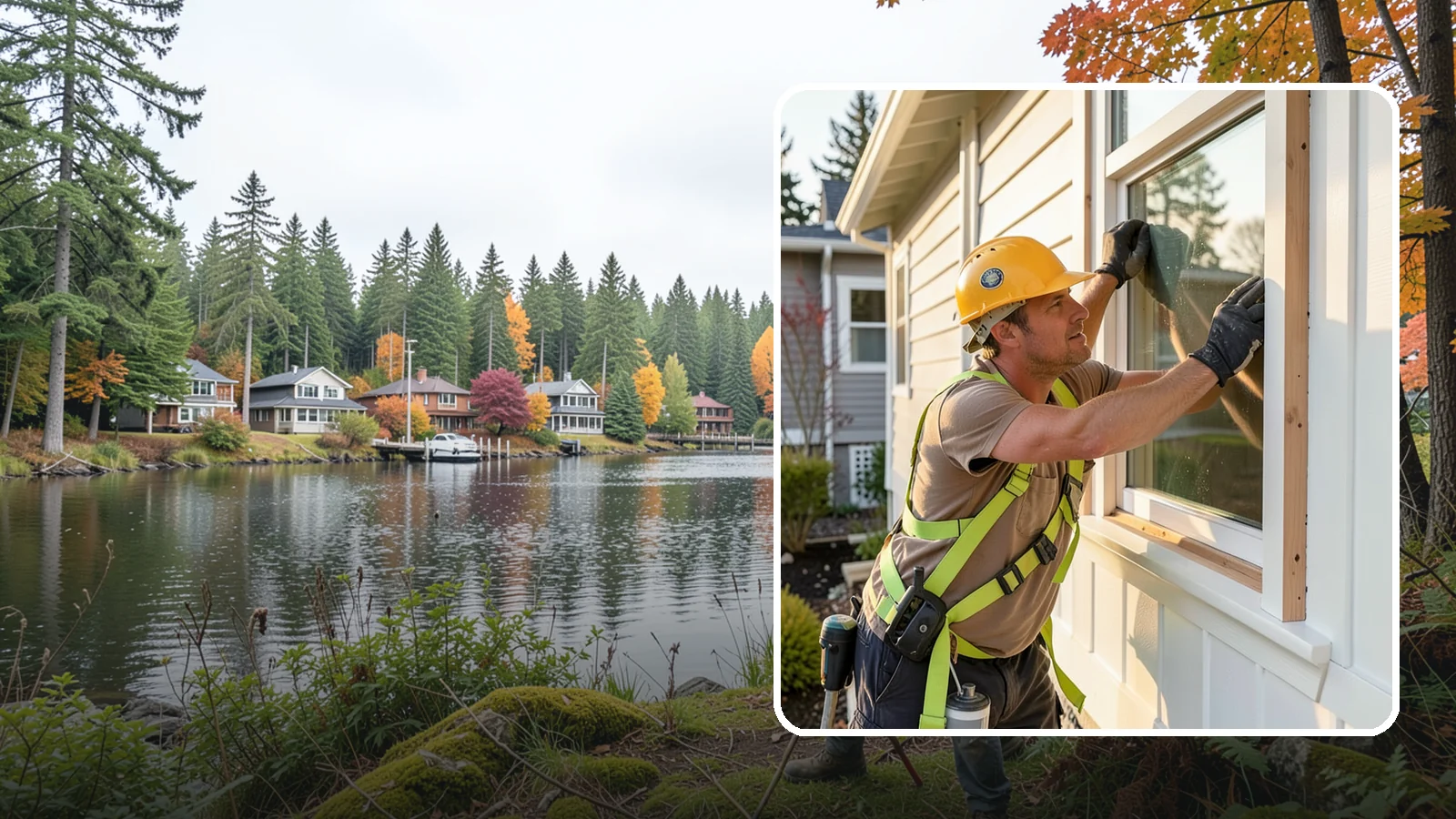 Exterior Trim Repair in La Conner, Skagit County, WA - Exterior trim repair that restores weathered molding around windows, doors, and corners.