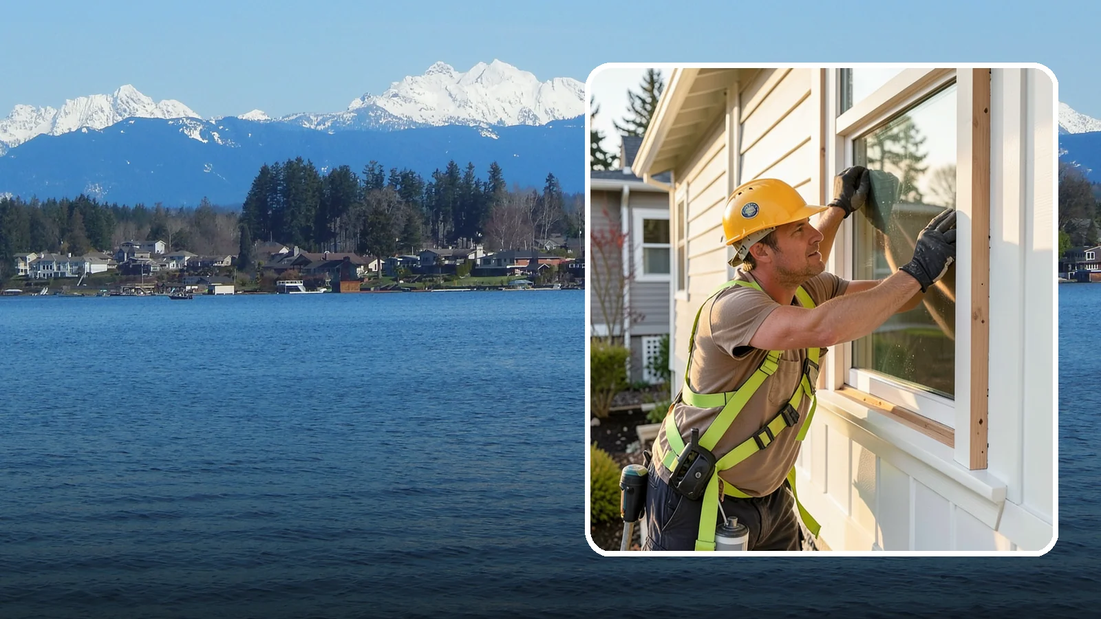 Exterior Trim Repair in Lake Stevens, Snohomish County, WA - Exterior trim repair that restores weathered molding around windows, doors, and corners.