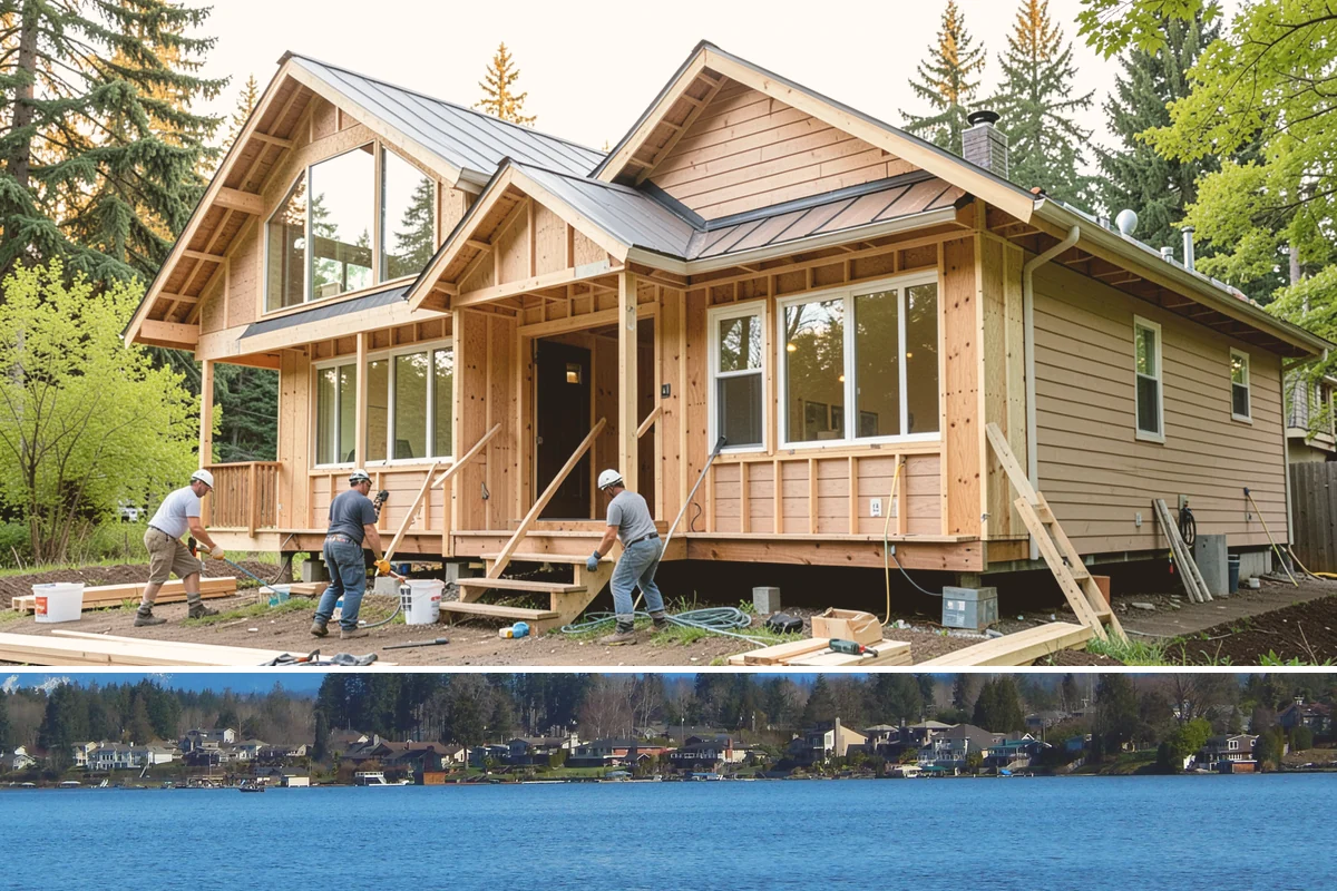 Exterior Trim Repair in Lake Stevens, Snohomish County, WA - Dry conditions are important so repairs seal and cure properly.