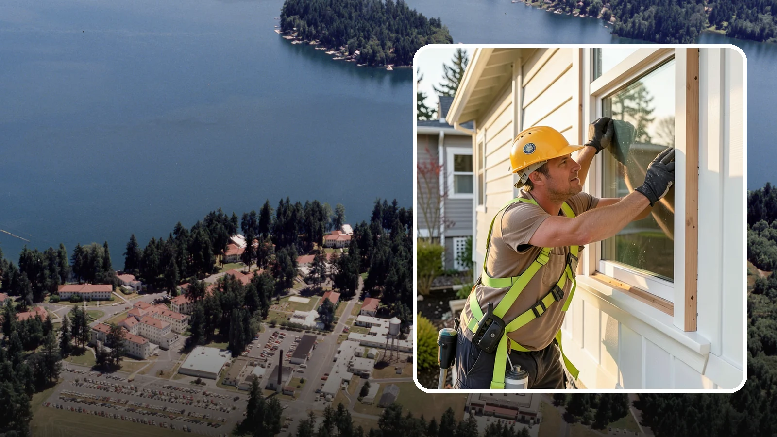 Exterior Trim Repair in Lakewood, Pierce County, WA - Exterior trim repair that restores weathered molding around windows, doors, and corners.