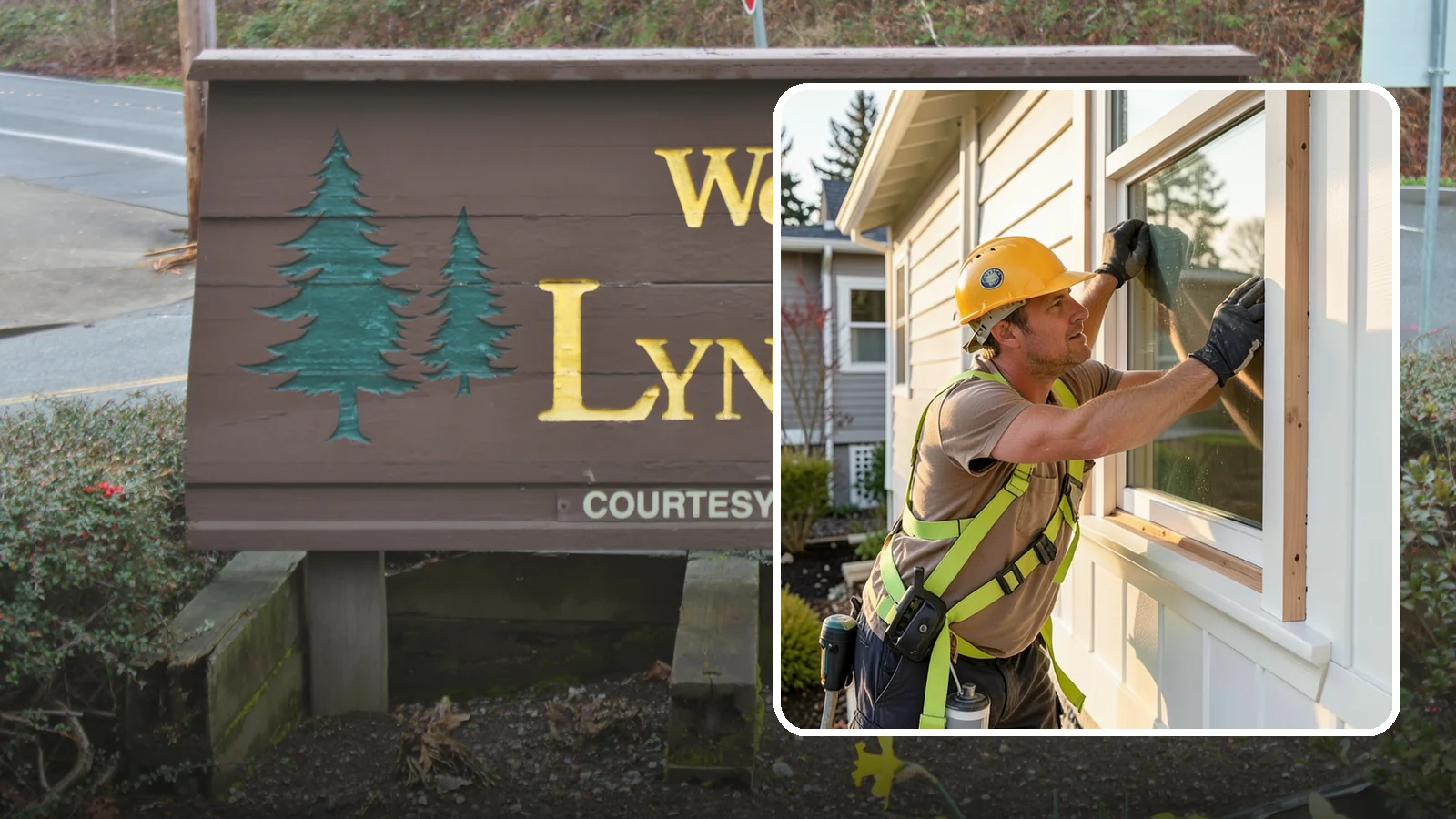 Exterior Trim Repair in Lynnwood, Snohomish County, WA - Exterior trim repair that restores weathered molding around windows, doors, and corners.