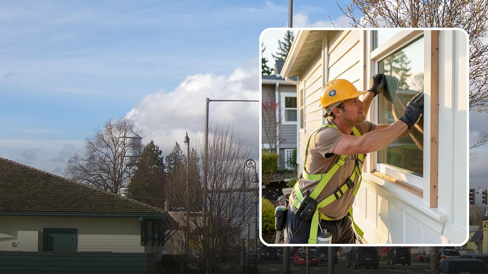 Exterior Trim Repair in Marysville, Snohomish County, WA - Exterior trim repair that restores weathered molding around windows, doors, and corners.