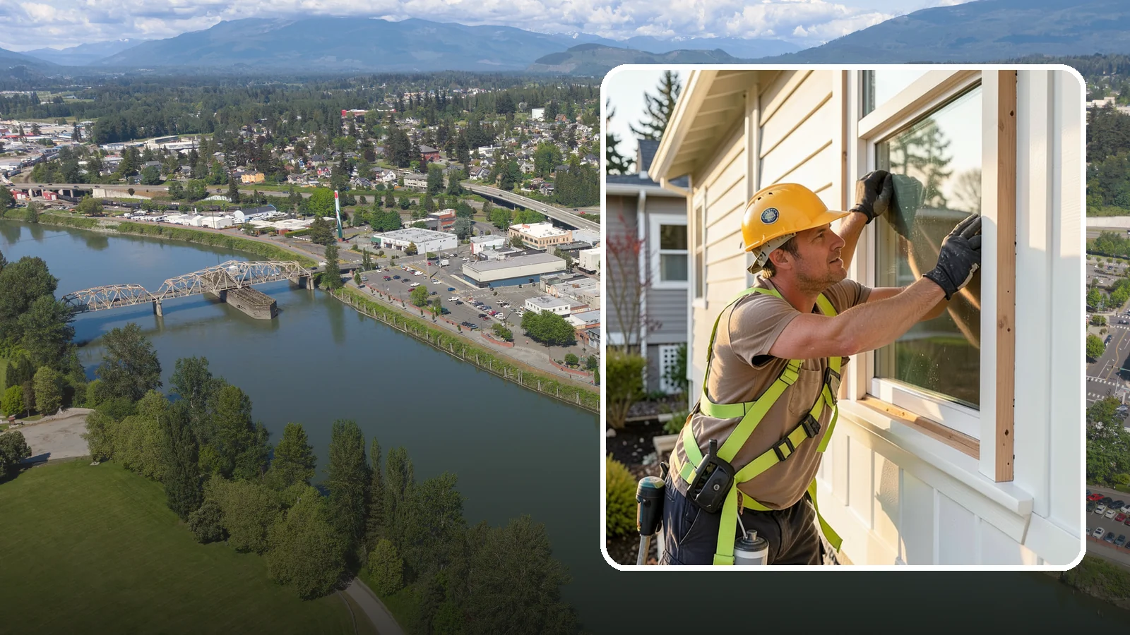 Exterior Trim Repair in Mount Vernon, Skagit County, WA - Exterior trim repair that restores weathered molding around windows, doors, and corners.