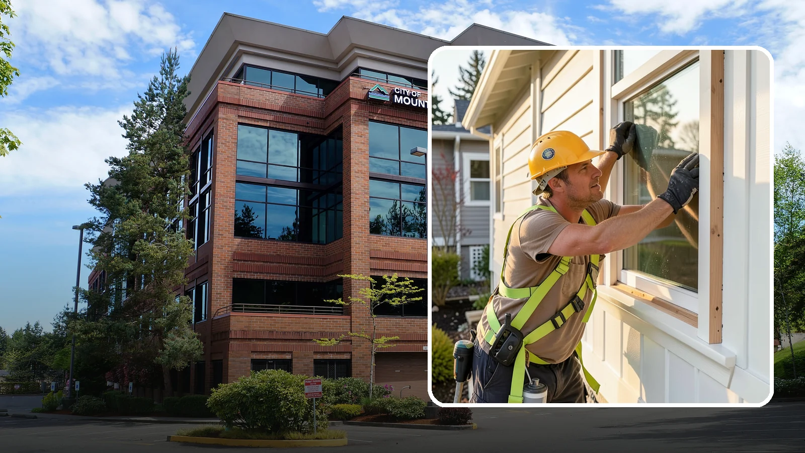 Exterior Trim Repair in Mountlake Terrace, Snohomish County, WA - Exterior trim repair that restores weathered molding around windows, doors, and corners.