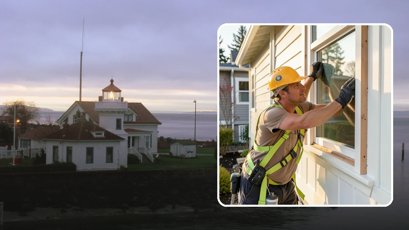 Exterior Trim Repair in Mukilteo, Snohomish County, WA - Exterior trim repair that restores weathered molding around windows, doors, and corners.