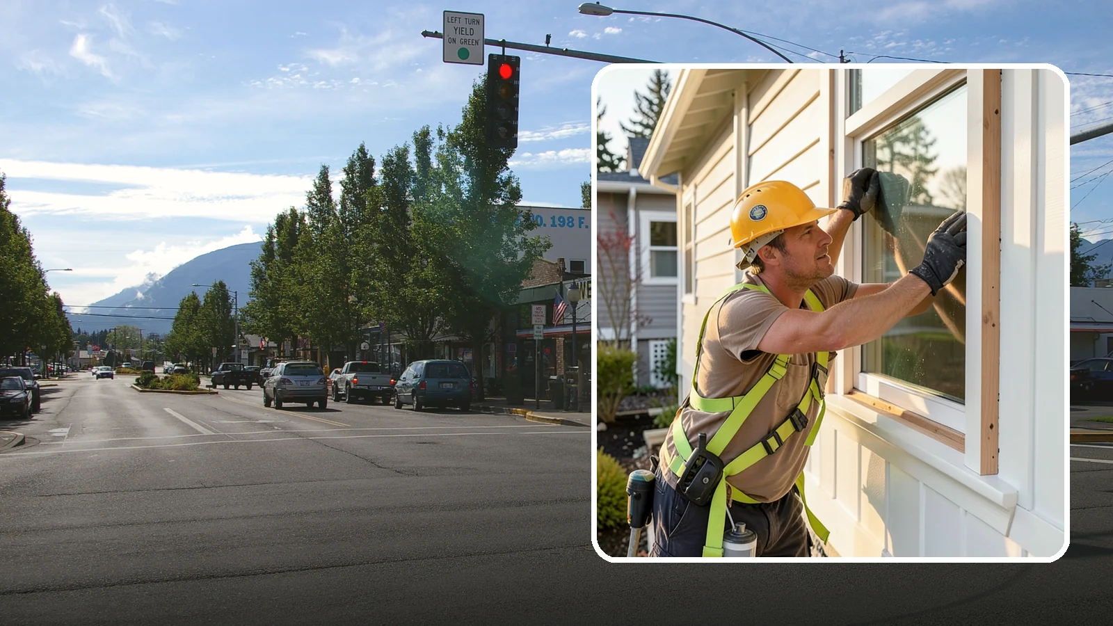 Exterior Trim Repair in North Bend, King County, WA - Exterior trim repair that restores weathered molding around windows, doors, and corners.