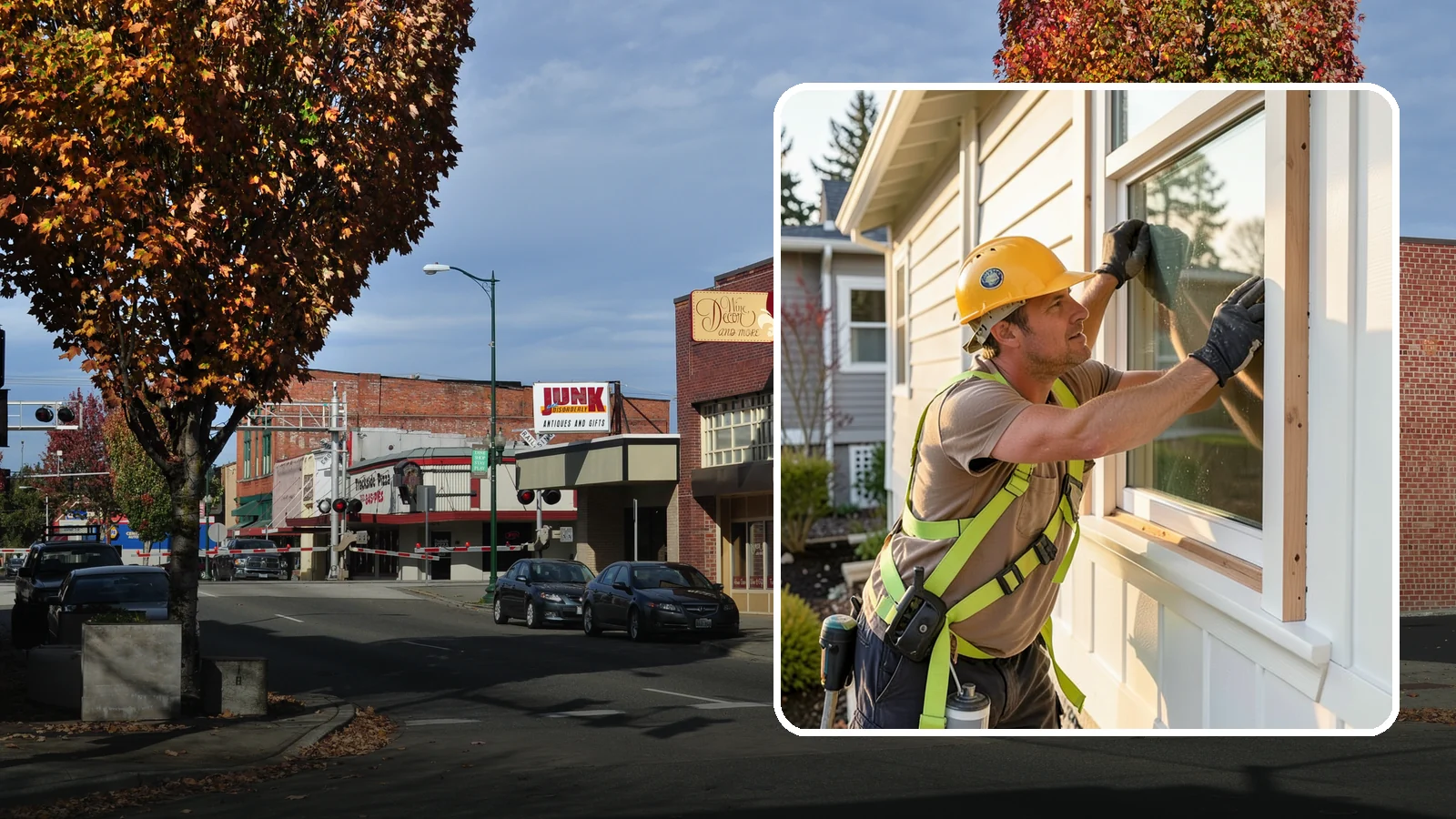 Exterior Trim Repair in Puyallup, Pierce County, WA - Exterior trim repair that restores weathered molding around windows, doors, and corners.