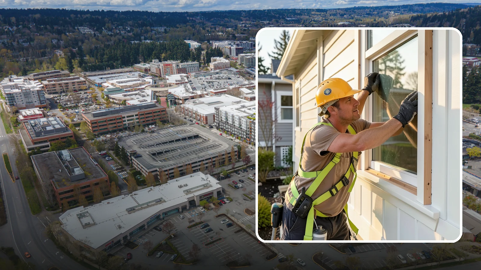 Exterior Trim Repair in Redmond, King County, WA - Exterior trim repair that restores weathered molding around windows, doors, and corners.