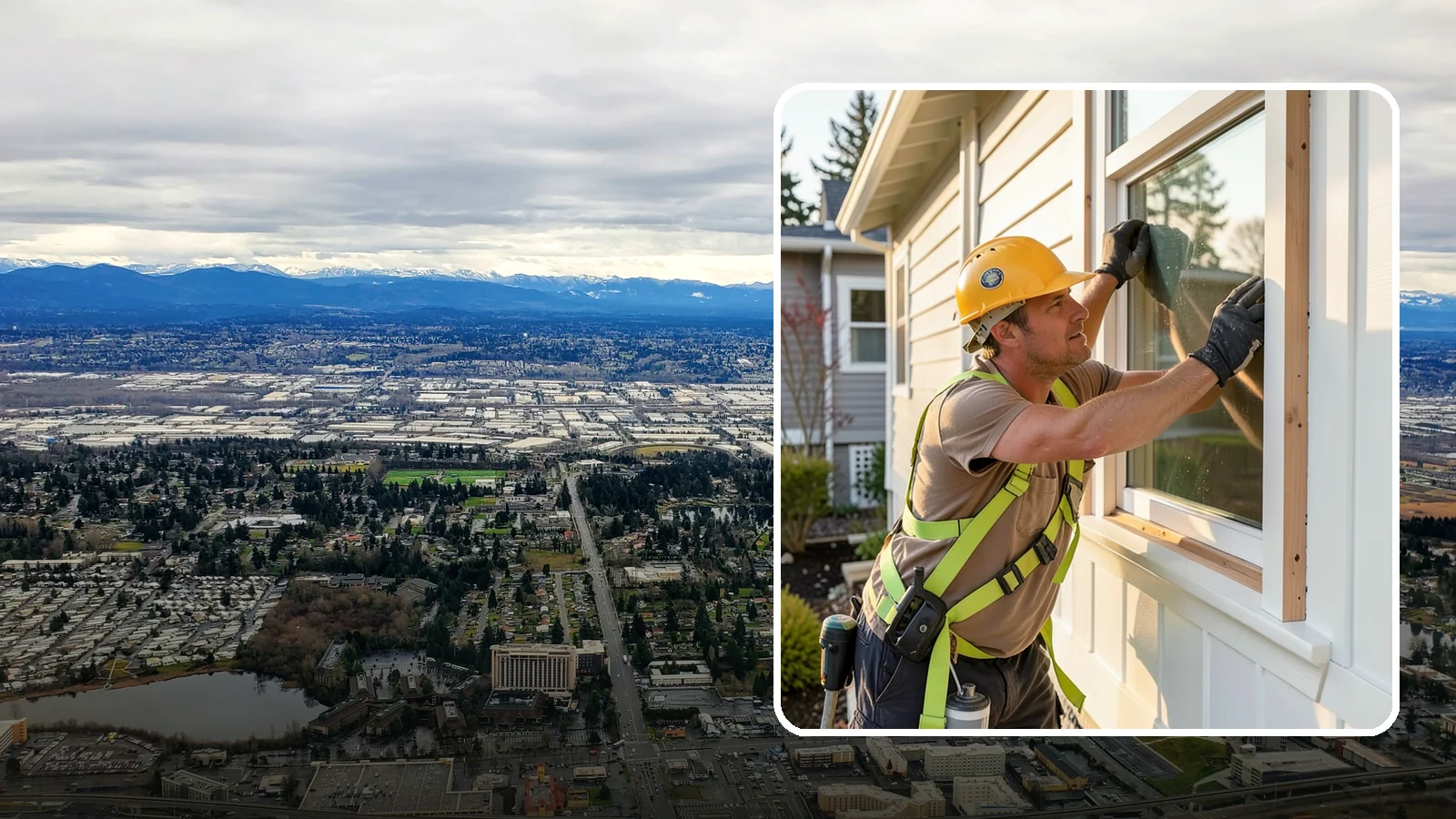 Exterior Trim Repair in SeaTac, King County, WA - Exterior trim repair that restores weathered molding around windows, doors, and corners.