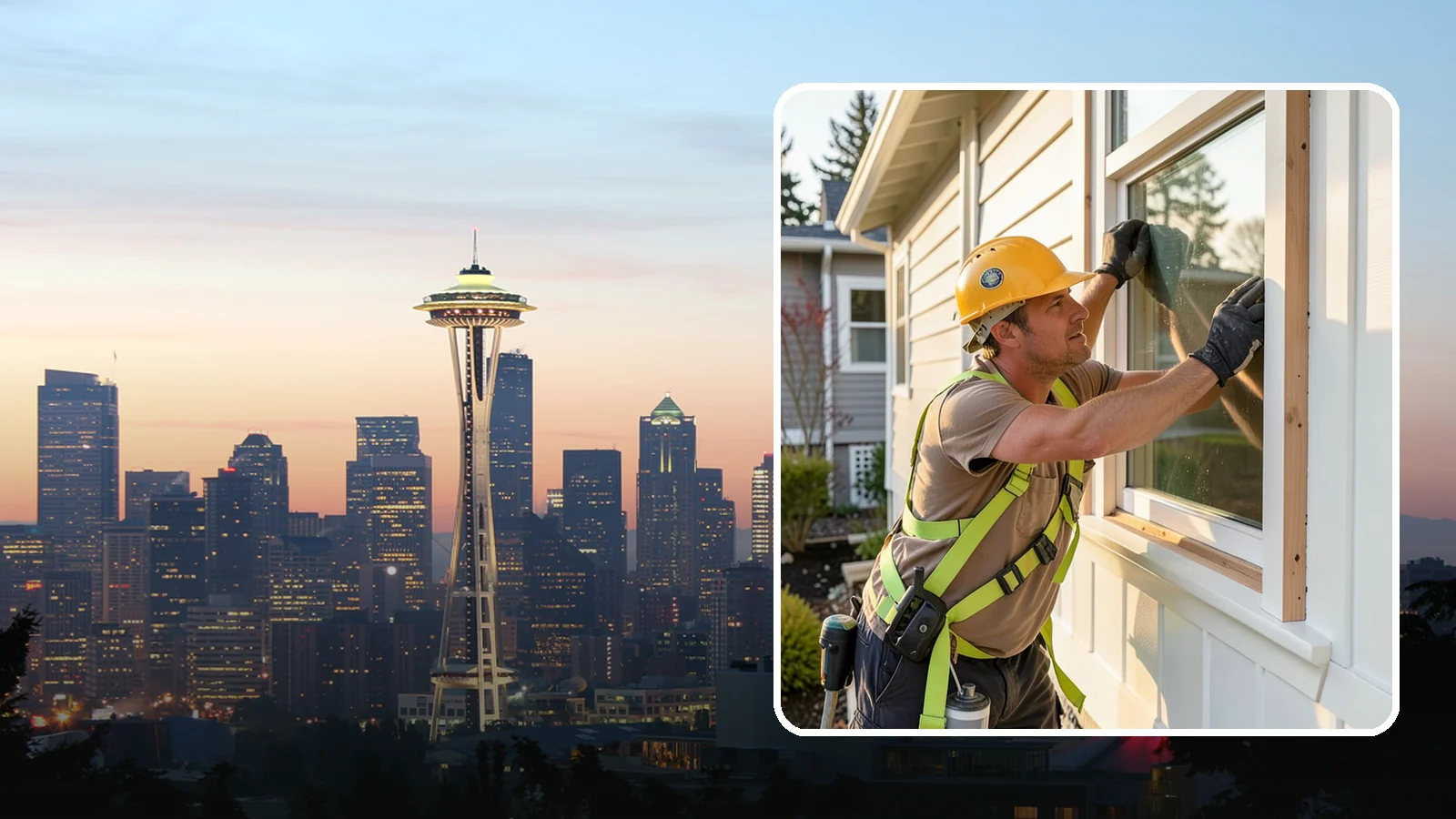 Exterior Trim Repair in Seattle, King County, WA - Exterior trim repair that restores weathered molding around windows, doors, and corners.