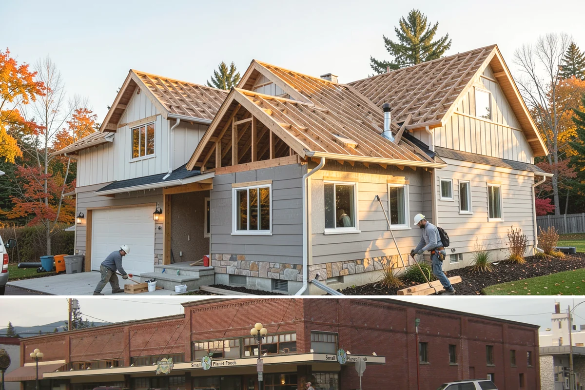 Exterior Trim Repair in Sedro-Woolley, Skagit County, WA - Dry conditions are important so repairs seal and cure properly.
