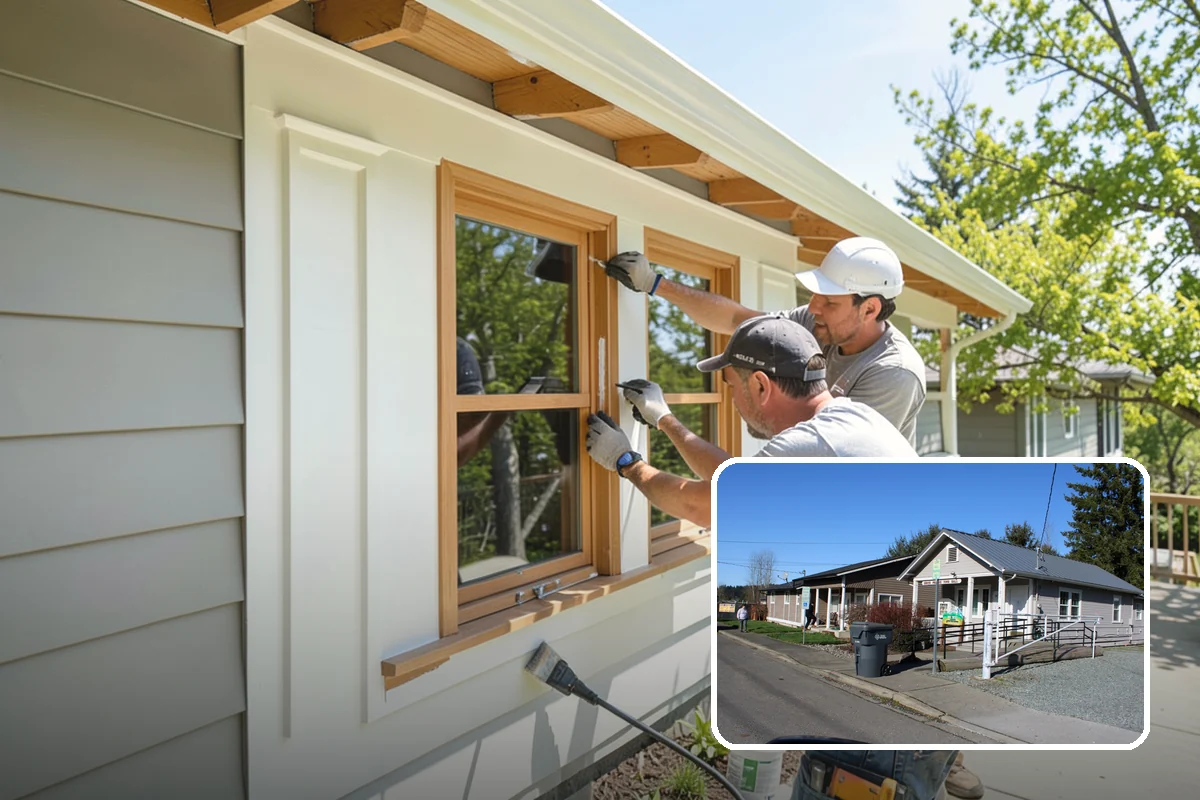 Exterior Trim Repair in South Prairie, Pierce County, WA - Restores weathered trim to like-new
