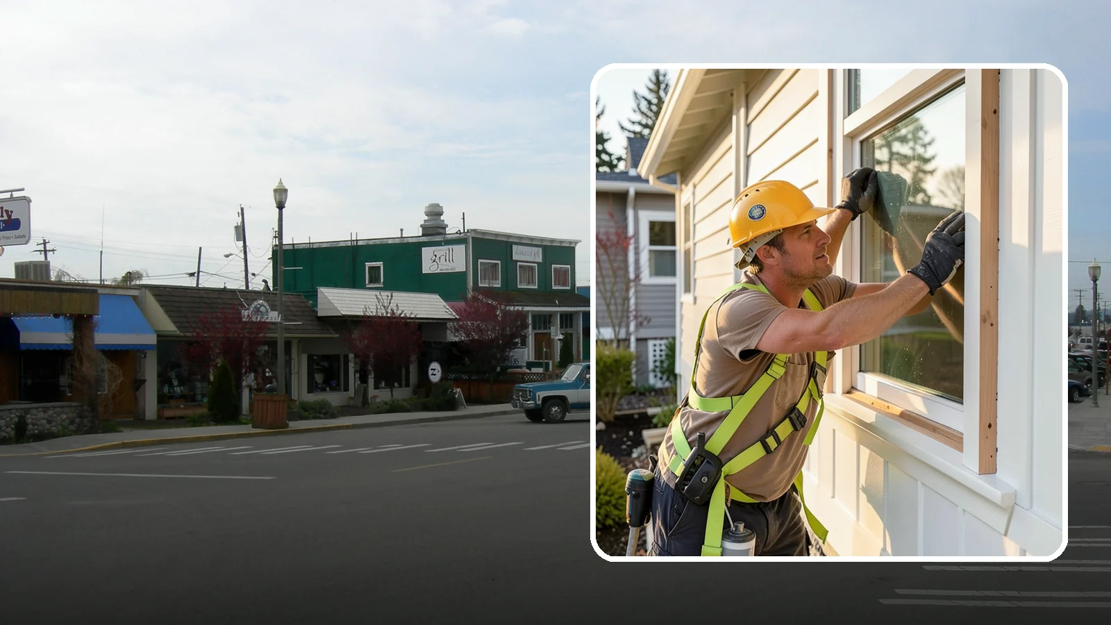 Exterior Trim Repair in Stanwood, Snohomish County, WA - Exterior trim repair that restores weathered molding around windows, doors, and corners.