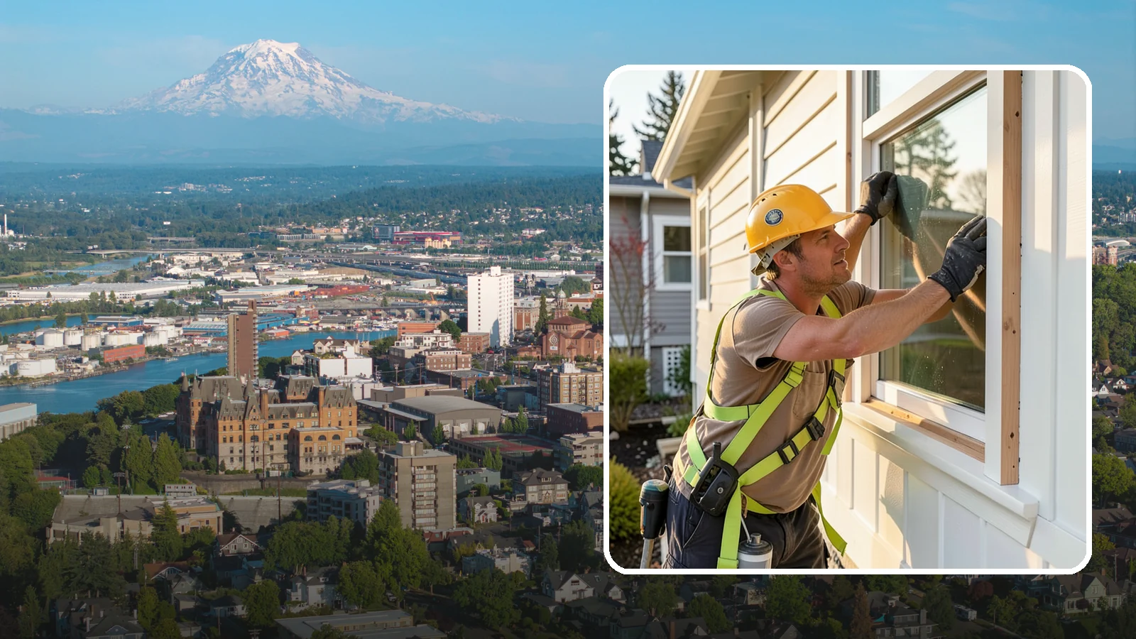 Exterior Trim Repair in Tacoma, Pierce County, WA - Exterior trim repair that restores weathered molding around windows, doors, and corners.