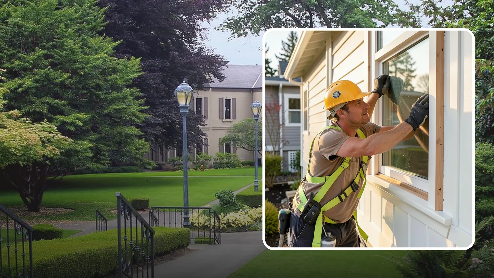Exterior Trim Repair in Woodinville, King County, WA - Exterior trim repair that restores weathered molding around windows, doors, and corners.