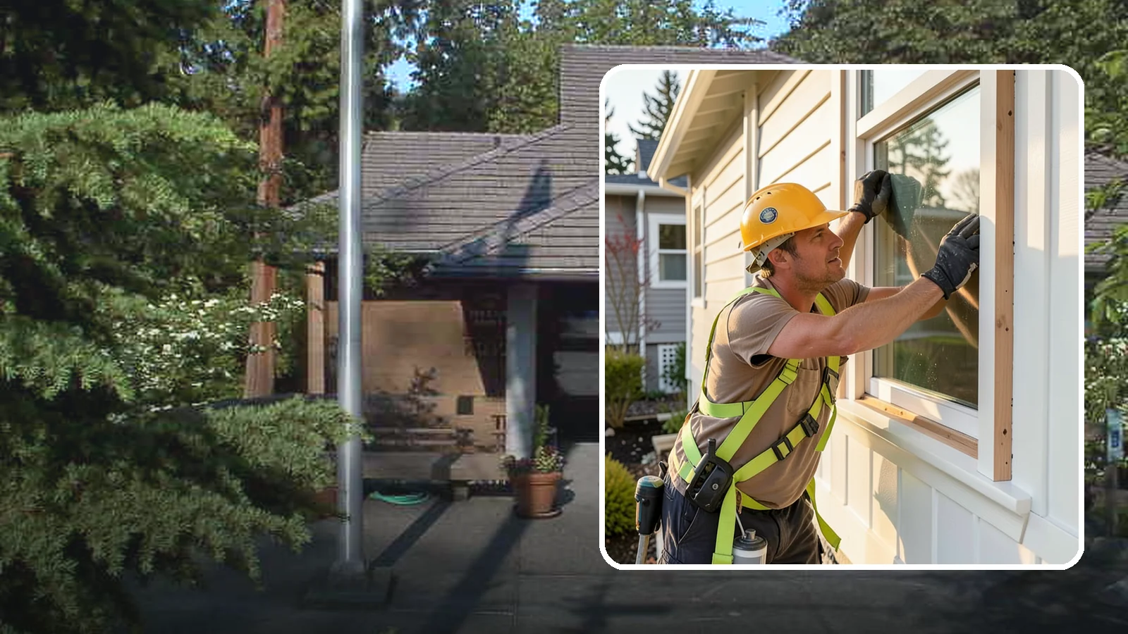 Exterior Trim Repair in Yarrow Point, King County, WA - Exterior trim repair that restores weathered molding around windows, doors, and corners.
