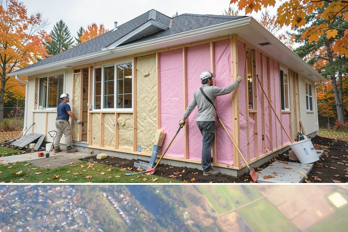 Family Room Addition in Algona, King County, WA - We enclose the large footprint during summer's dry stretch so finishes proceed comfortably indoors afterward.