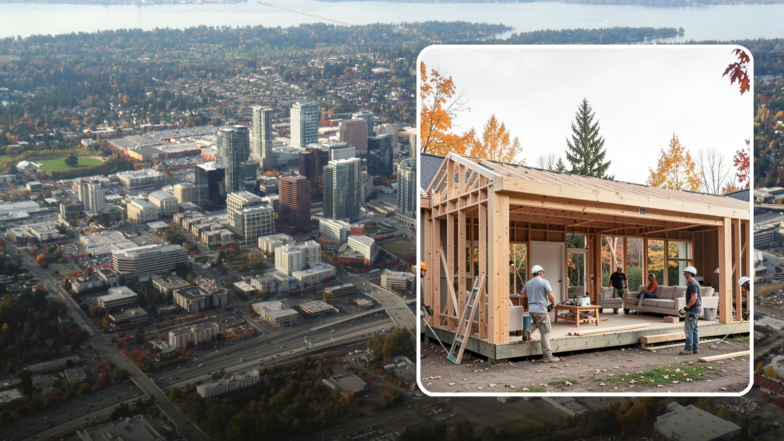 Family Room Addition in Bellevue, King County, WA - A family room addition creates a large, open gathering space for everyday living and entertaining.