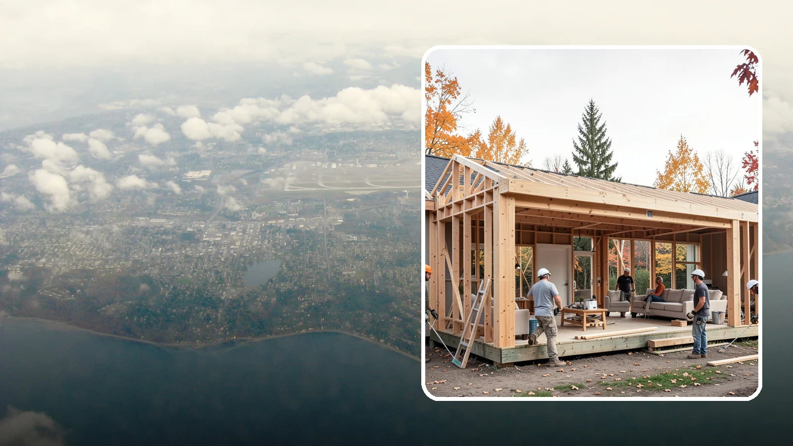 Family Room Addition in Burien, King County, WA - A family room addition creates a large, open gathering space for everyday living and entertaining.