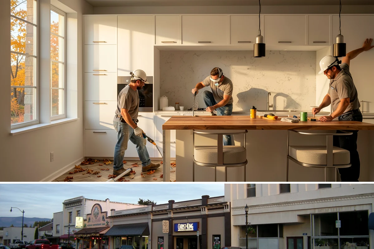 Family Room Addition in Burlington, Skagit County, WA - We enclose the large footprint during summer's dry stretch so finishes proceed comfortably indoors afterward.