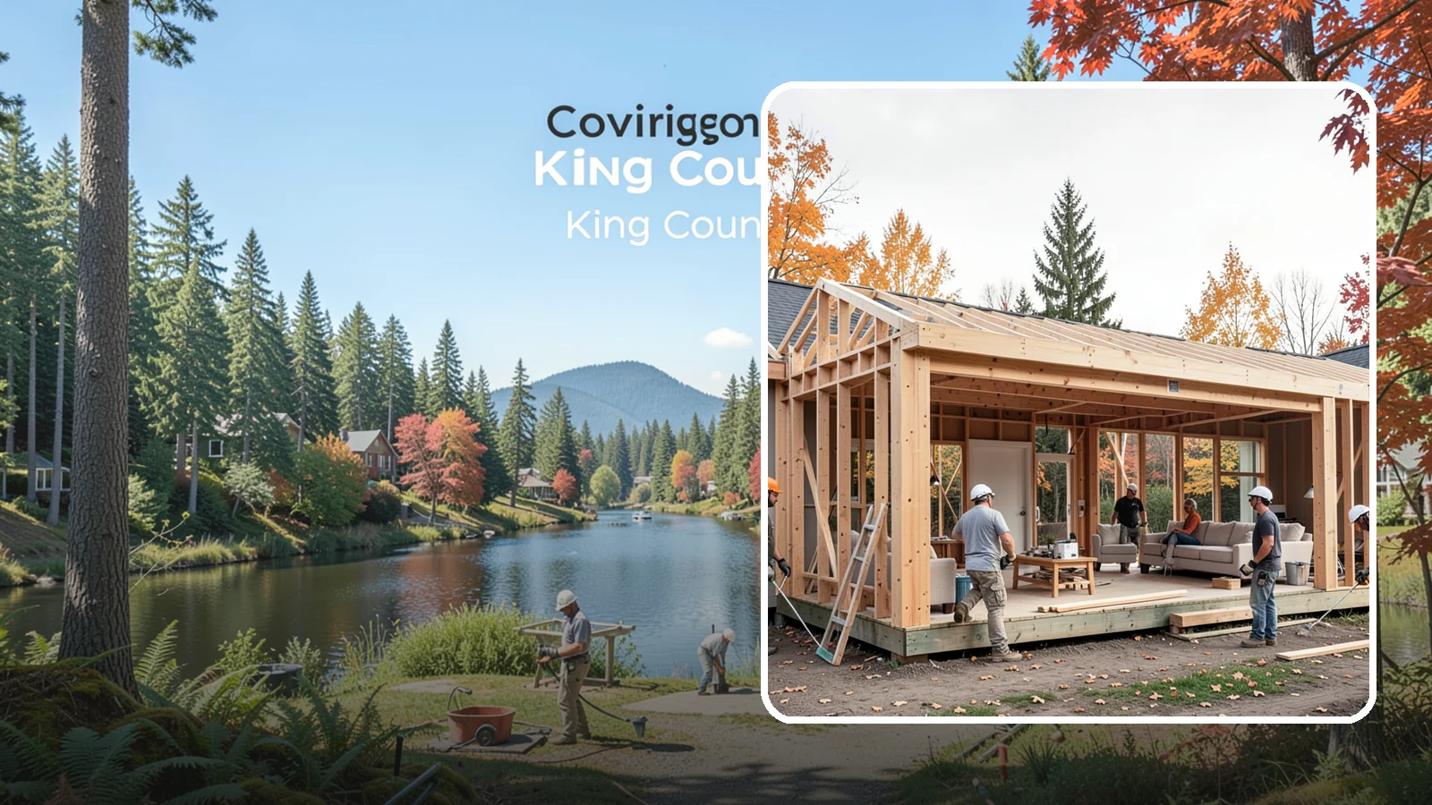 Family Room Addition in Covington, King County, WA - A family room addition creates a large, open gathering space for everyday living and entertaining.