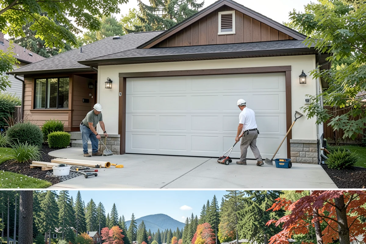 Family Room Addition in Covington, King County, WA - We enclose the large footprint during summer's dry stretch so finishes proceed comfortably indoors afterward.