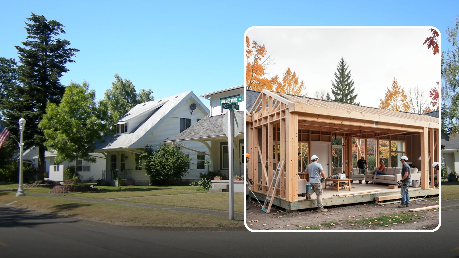 Family Room Addition in DuPont, Pierce County, WA - A family room addition creates a large, open gathering space for everyday living and entertaining.