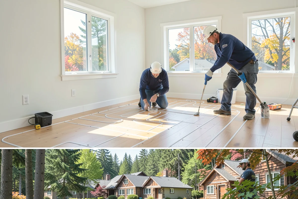 Family Room Addition in Edgewood, Pierce County, WA - We enclose the large footprint during summer's dry stretch so finishes proceed comfortably indoors afterward.
