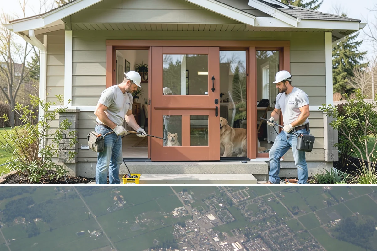 Family Room Addition in Enumclaw, King County, WA - We enclose the large footprint during summer's dry stretch so finishes proceed comfortably indoors afterward.