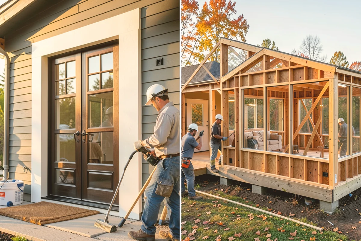 Family Room Addition in Fife, Pierce County, WA - Design the room and its connection to the home