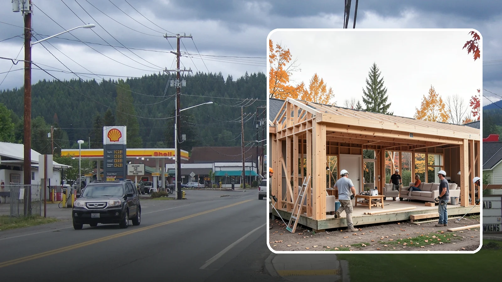 Family Room Addition in Granite Falls, Snohomish County, WA - A family room addition creates a large, open gathering space for everyday living and entertaining.