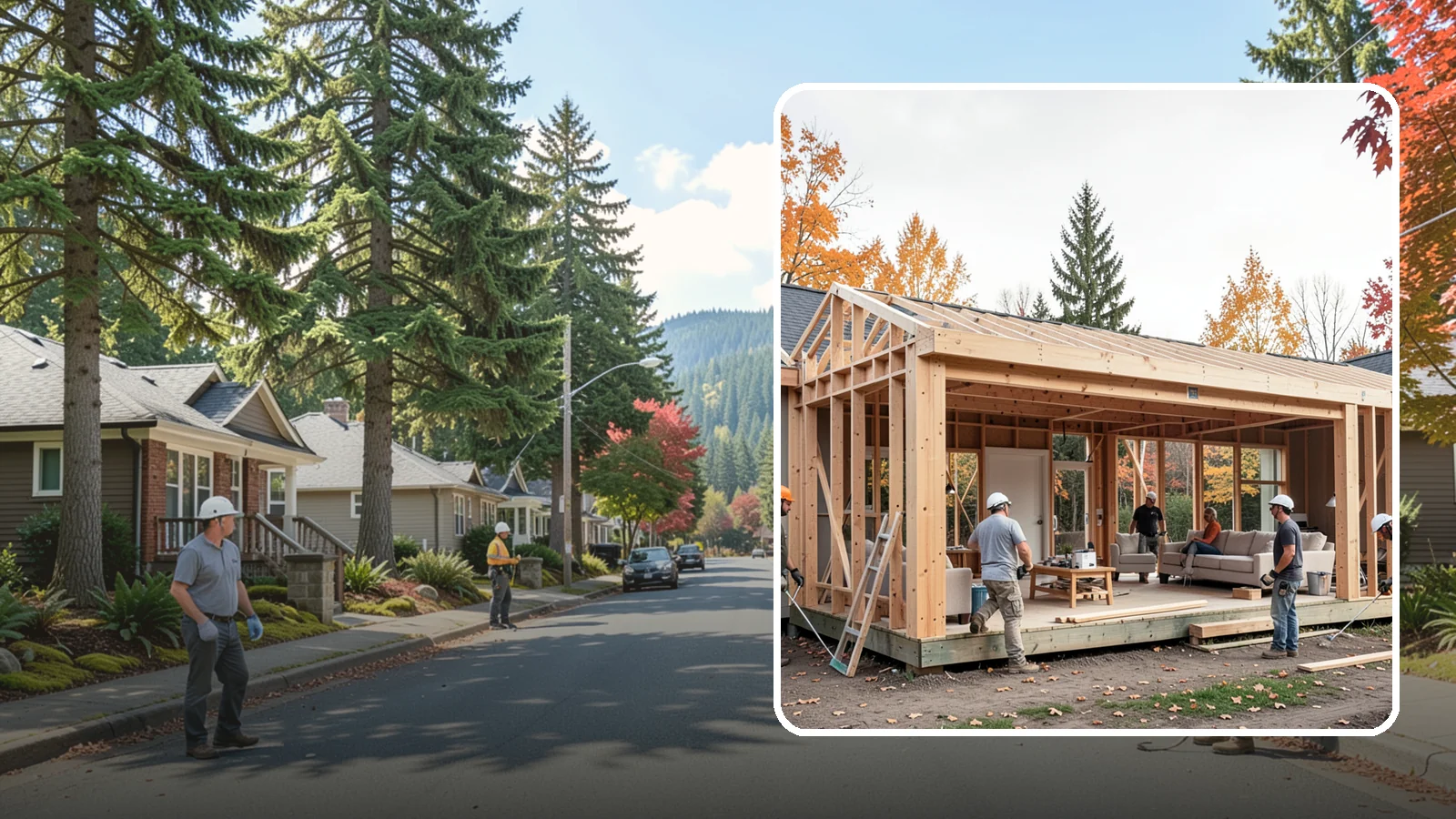 Family Room Addition in Hunts Point, King County, WA - A family room addition creates a large, open gathering space for everyday living and entertaining.