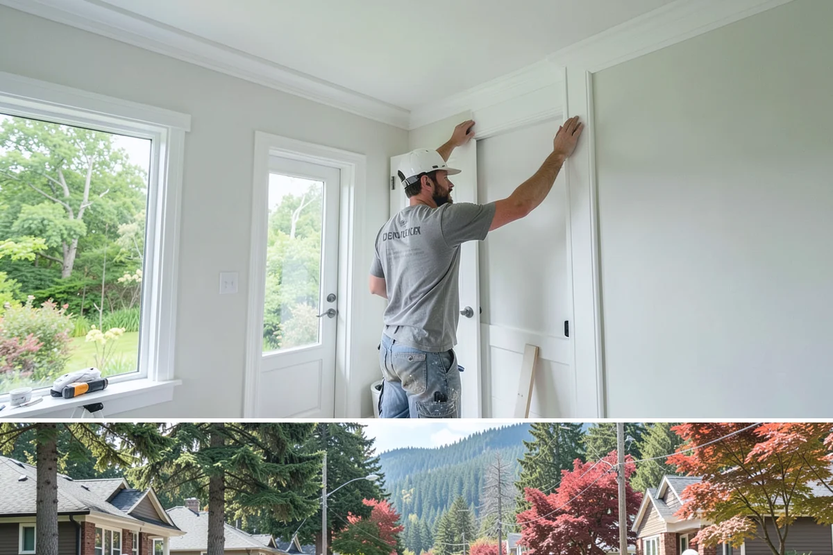 Family Room Addition in Hunts Point, King County, WA - We enclose the large footprint during summer's dry stretch so finishes proceed comfortably indoors afterward.