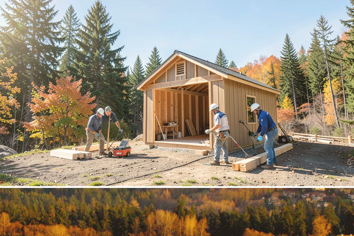 Family Room Addition in Kenmore, King County, WA - We enclose the large footprint during summer's dry stretch so finishes proceed comfortably indoors afterward.