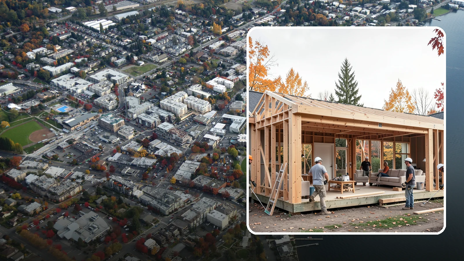 Family Room Addition in Kirkland, King County, WA - A family room addition creates a large, open gathering space for everyday living and entertaining.