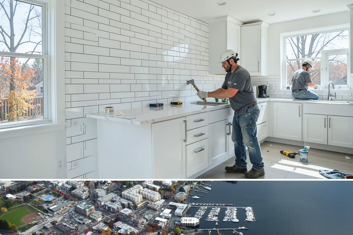 Family Room Addition in Kirkland, King County, WA - We enclose the large footprint during summer's dry stretch so finishes proceed comfortably indoors afterward.