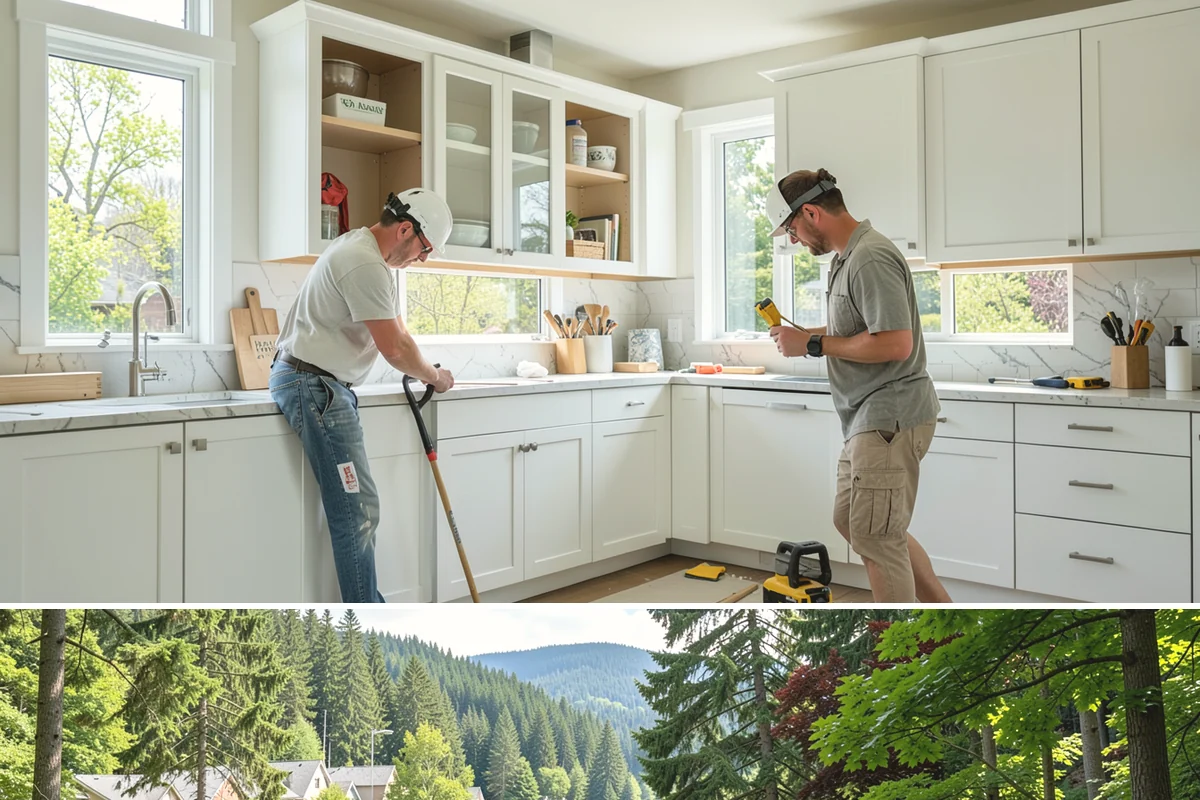 Family Room Addition in Lake Forest Park, King County, WA - We enclose the large footprint during summer's dry stretch so finishes proceed comfortably indoors afterward.