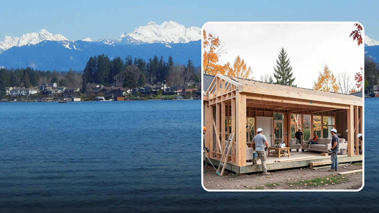 Family Room Addition in Lake Stevens, Snohomish County, WA - A family room addition creates a large, open gathering space for everyday living and entertaining.