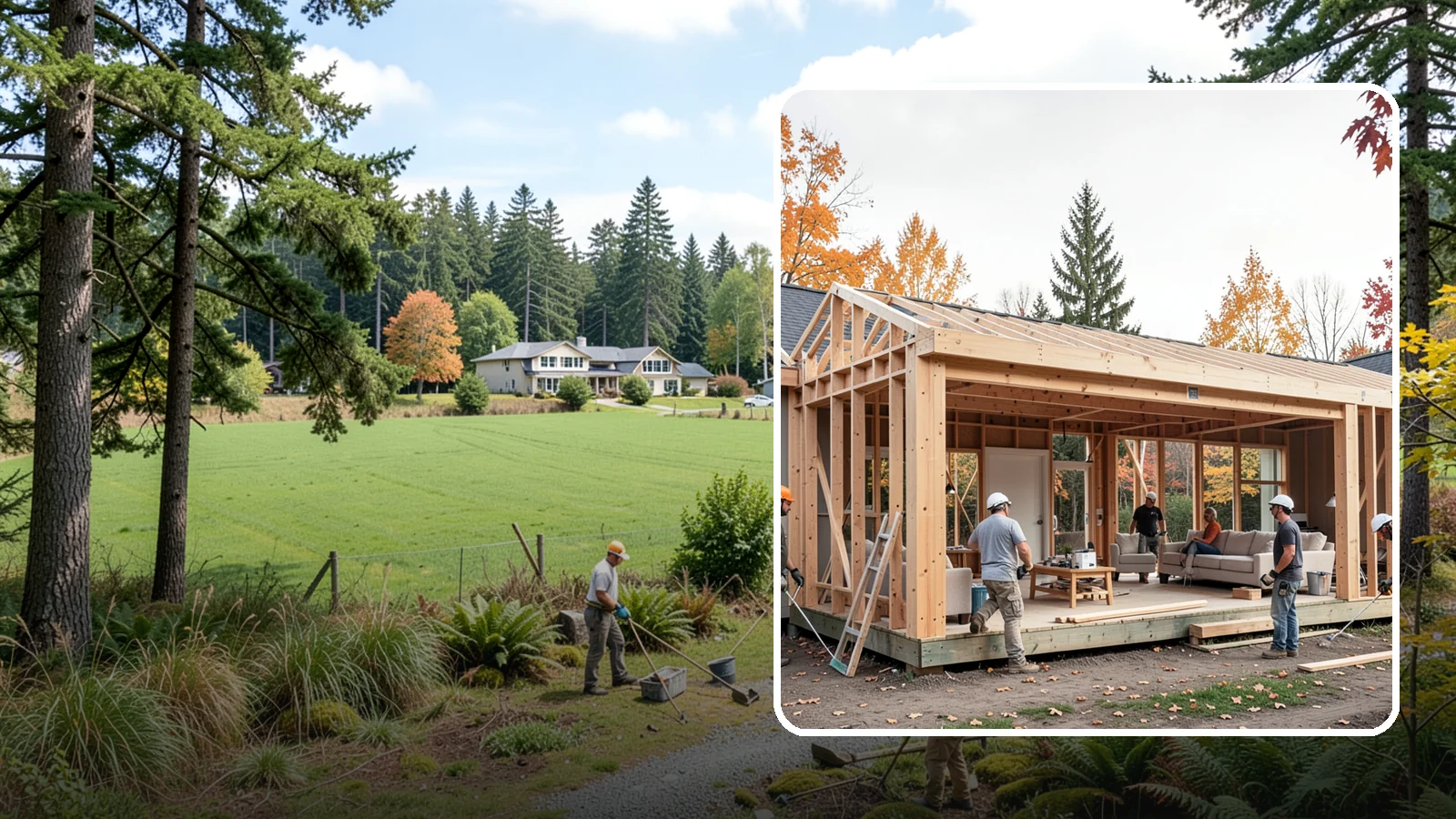 Family Room Addition in Lyman, Skagit County, WA - A family room addition creates a large, open gathering space for everyday living and entertaining.