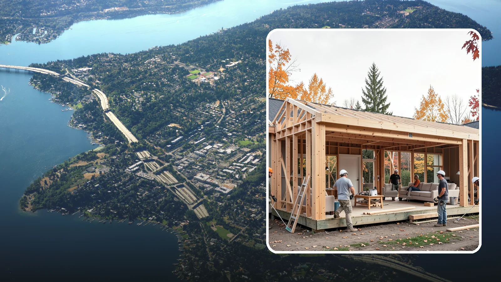 Family Room Addition in Mercer Island, King County, WA - A family room addition creates a large, open gathering space for everyday living and entertaining.