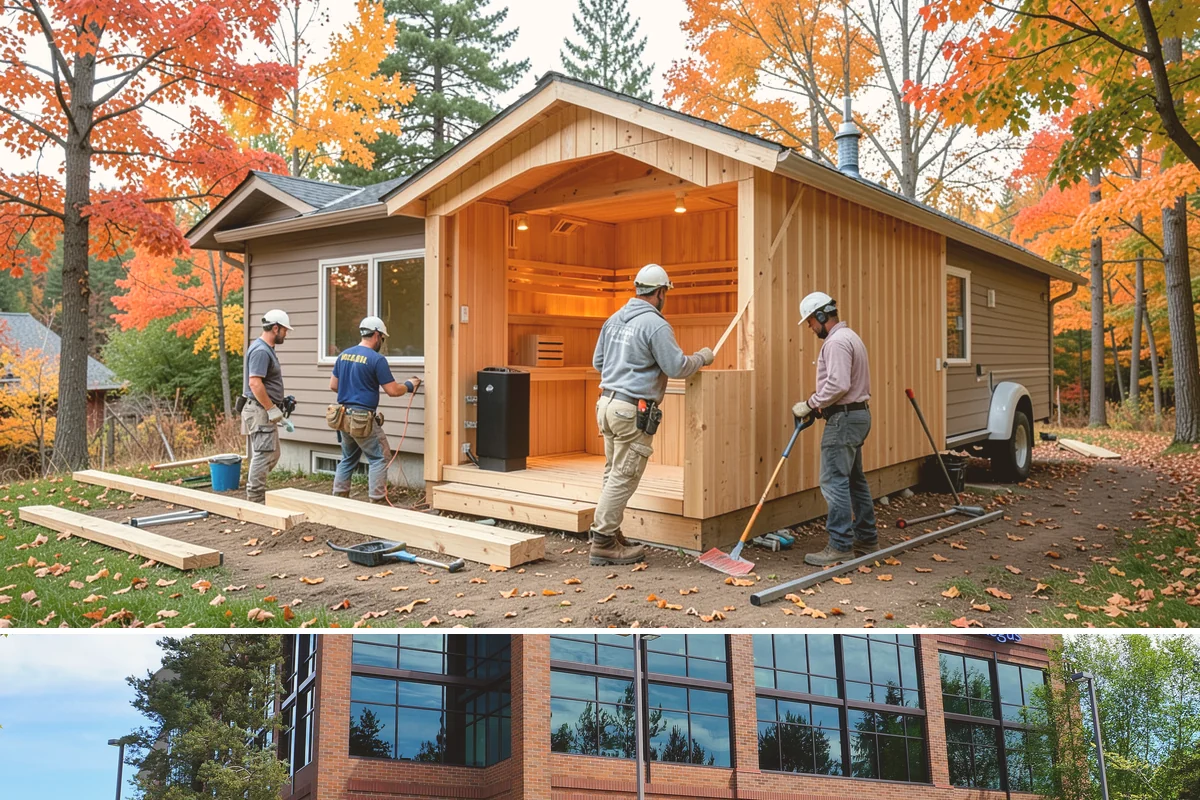 Family Room Addition in Mountlake Terrace, Snohomish County, WA - We enclose the large footprint during summer's dry stretch so finishes proceed comfortably indoors afterward.