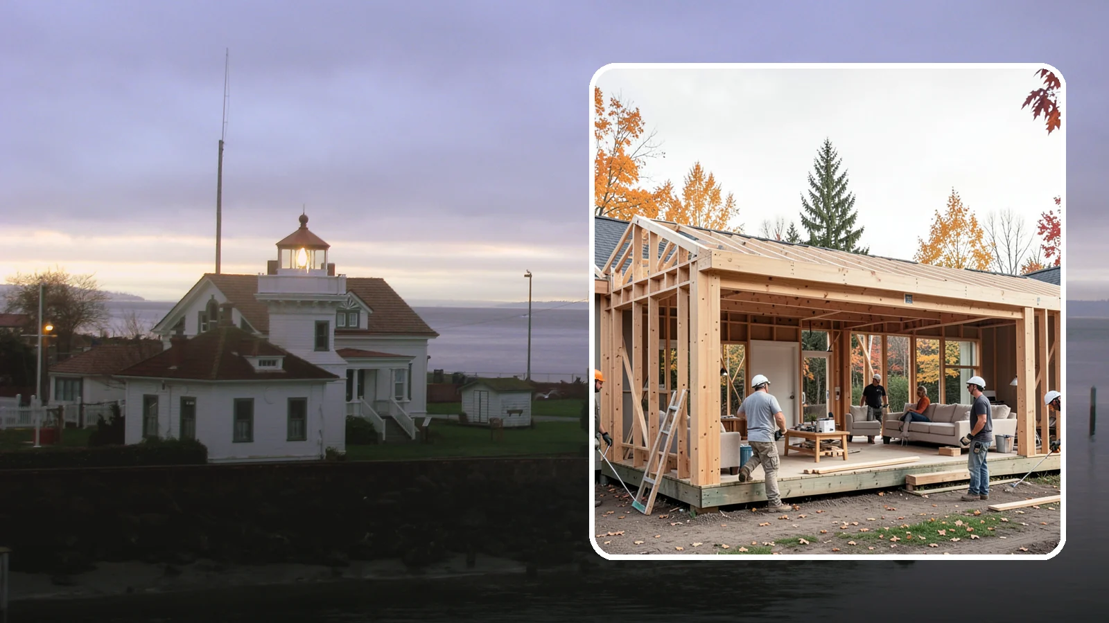 Family Room Addition in Mukilteo, Snohomish County, WA - A family room addition creates a large, open gathering space for everyday living and entertaining.