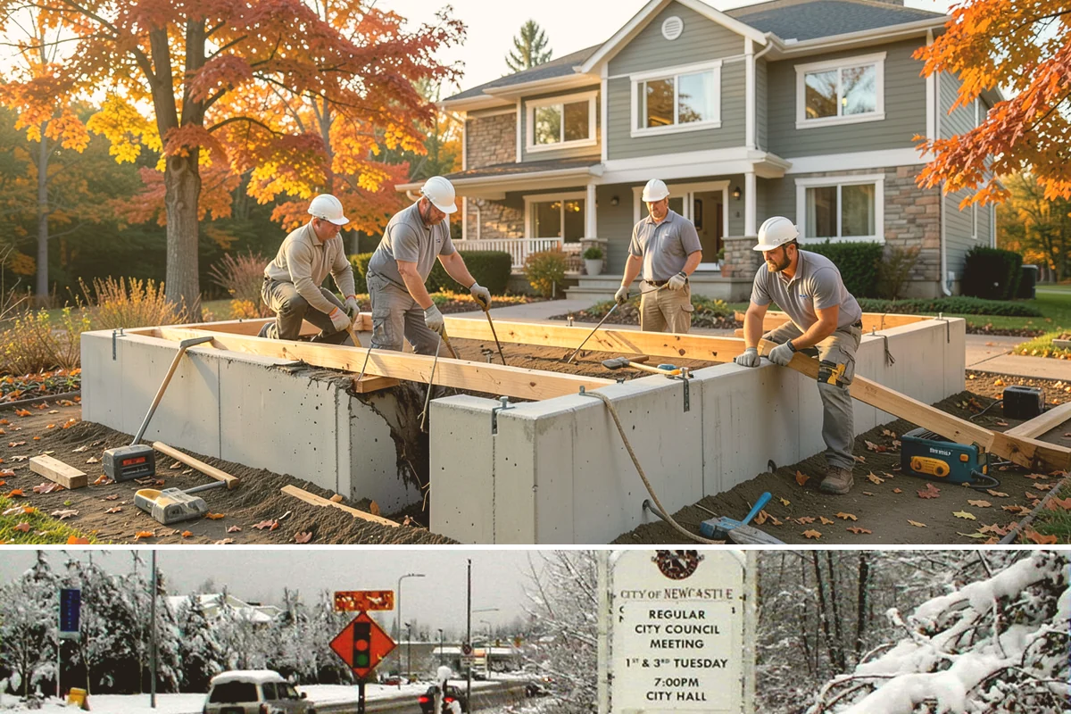 Family Room Addition in Newcastle, King County, WA - We enclose the large footprint during summer's dry stretch so finishes proceed comfortably indoors afterward.