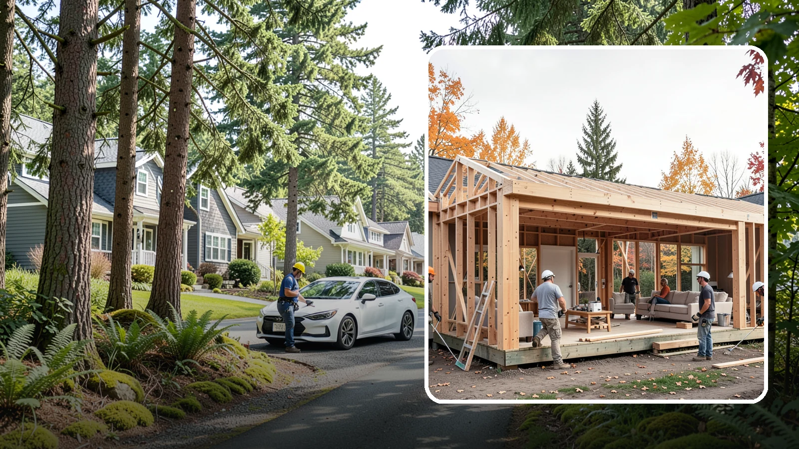 Family Room Addition in Normandy Park, King County, WA - A family room addition creates a large, open gathering space for everyday living and entertaining.