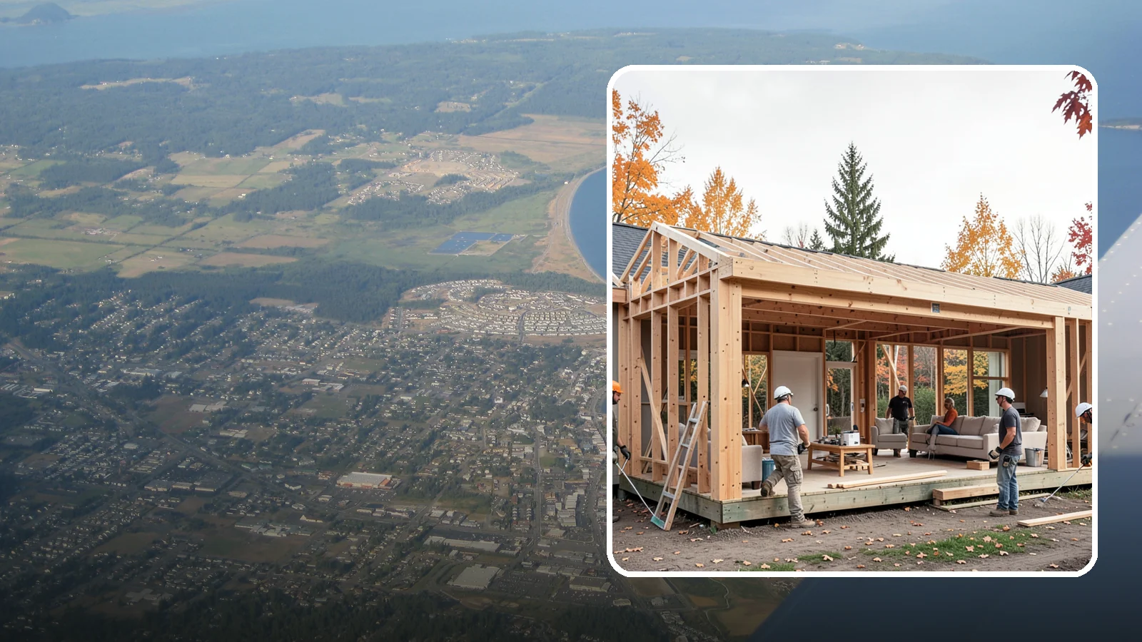 Family Room Addition in Oak Harbor, Island County, WA - A family room addition creates a large, open gathering space for everyday living and entertaining.