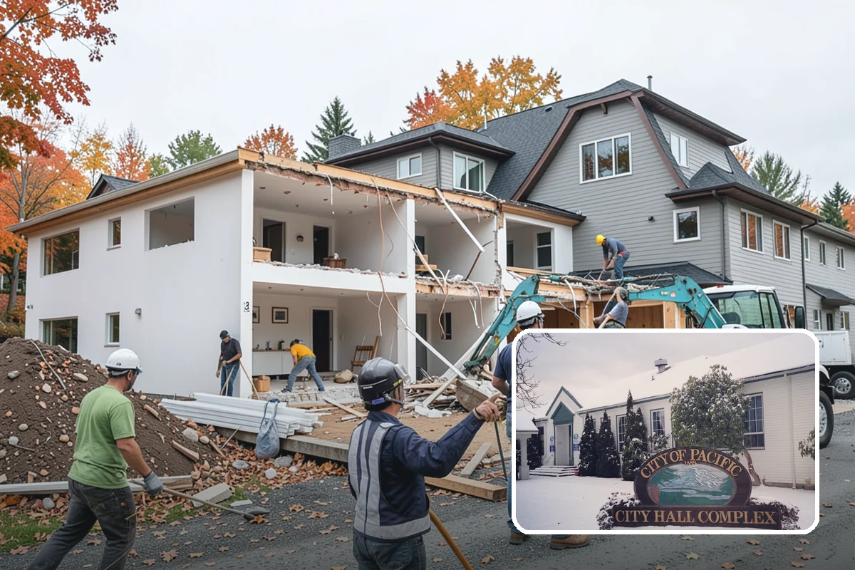 Family Room Addition in Pacific, King County, WA - Creates a spacious hub for gathering and entertaining