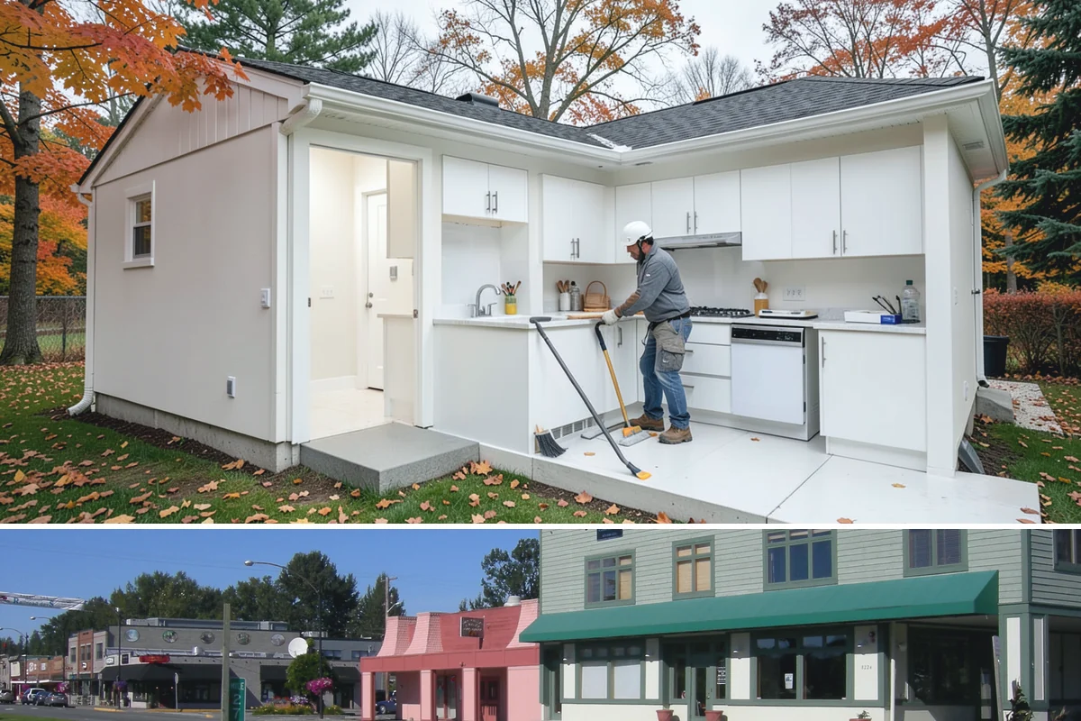Family Room Addition in Snoqualmie, King County, WA - We enclose the large footprint during summer's dry stretch so finishes proceed comfortably indoors afterward.