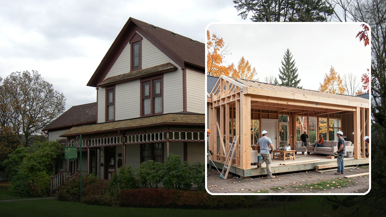 Family Room Addition in Sumner, Pierce County, WA - A family room addition creates a large, open gathering space for everyday living and entertaining.
