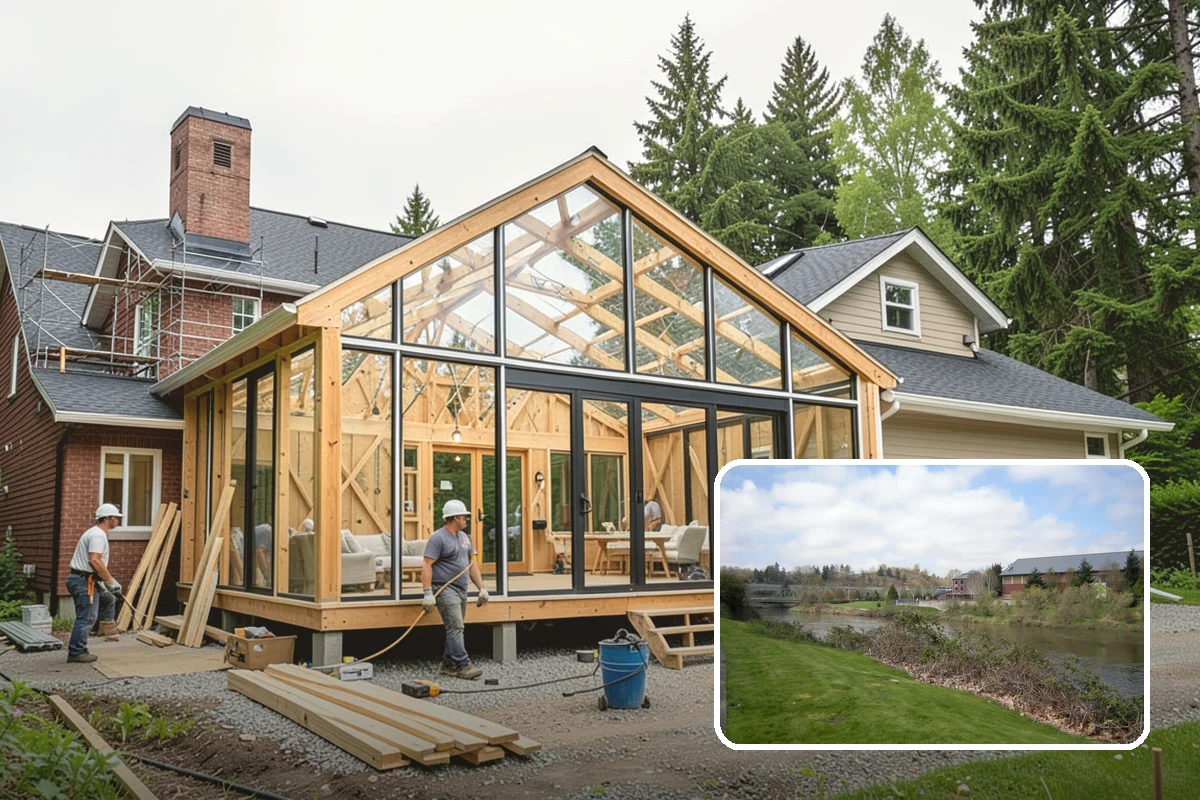 Family Room Addition in Tukwila, King County, WA - Creates a spacious hub for gathering and entertaining